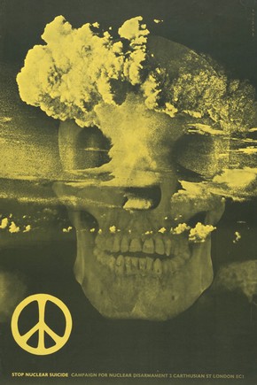 Stop Nuclear Suicide, offset lithograph, Frédéric Henri Kay Henrion (designer) Campaign for Nuclear Disarmament (issuer), 1963. Museum no. E.3910-1983