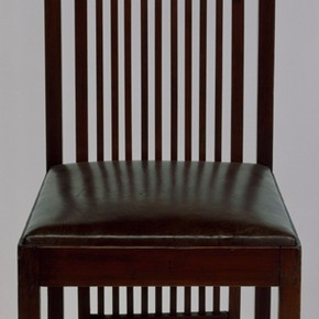 Chair from the Isobel Roberts House, designed by Frank Lloyd Wright, 1908. Museum no. W.11-1982