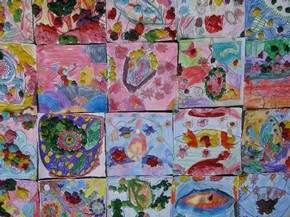 School workshop, Ottoman tiles