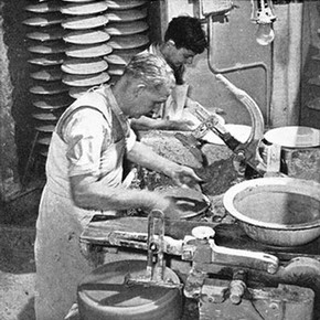 Plate-making, Josiah Wedgwood & Sons Ltd, 1950.