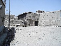 Photograph of existing condition of Peacock House, a courtyard house in Murad Khane. © Shahed Saleem