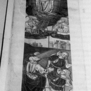 Fig.2. Stained glass tracing after conservation.