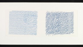 Letters from my Mother, Vera Molnar, Screenprint after a plotter drawing, 1988. Museum no. E.1079-2008