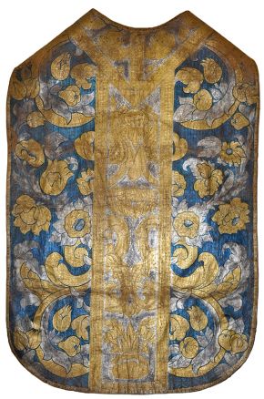  Figure 3. Gilt leather chasuble [476-1882] after conservation. 
Photography by Katy Smith © Victoria and Albert Museum, London