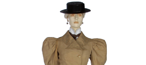 Interactive: Woman's Walking Suit, by Jacques Doucet, about 1894