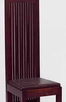Chair for the Ward Willits house, designed by Frank Lloyd Wright, 1902. Museum no. W.4-1992