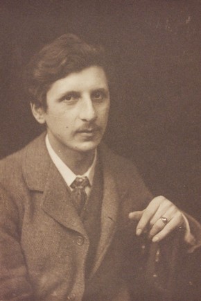 Frederick Hollyer, photograph of art historian, AK Coomaraswamy, about 1890. Museum no. PH.7701-1938