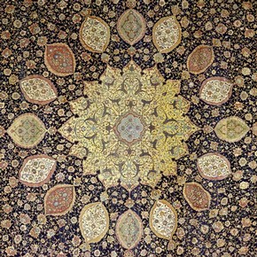 The Ardabil Carpet (detail), Iran, 1539-40. Museum no. 272-1893