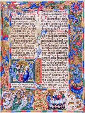 Leaf from the Giltlingen Missal (detail), Conrad Wagner, about 1485-1489. Museum no. 274.2
