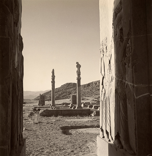 View of ruins at the palace of Persepolis, Persia, 1949. © Condé Nast/Horst Estate