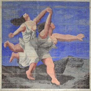 'Le Train Bleu' Ballet, curtain, Pablo Picasso, 1924. Museum no. PPUK no 856, Theatre Collections Online