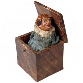 Jack-in-the-box, unknown, 1820-1850. Museum no. MISC.606-1992