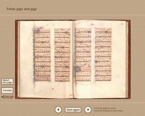 Figure 5 - Explore the St Denis Missal interactive, Room 9 at the V&A