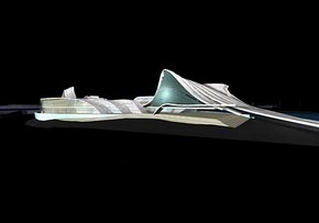 Strasbourg Mosque, Zaha Hadid Architects, 2000. © Zaha Hadid Architects