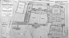 Ground plan of the South Kensington Museum, 1873.