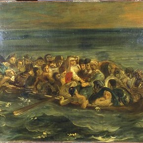 Eugène Delacroix, 'The Shipwreck of Don Juan', about 1840. Museum no. CAI. 64