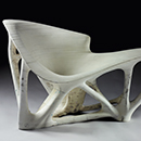 Positive mould of Bone Chaise, Joris Laarman, 2006, MDF, paint. Museum no. W.14-2012. Purchased by the Design Fund, © Victoria and Albert Museum, London