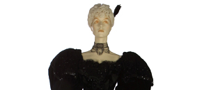 Interactive: Silk Velvet Evening Gown, by Stern Bros, about 1894