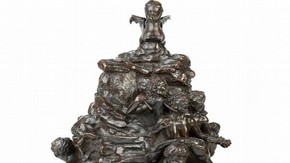 'The Mountain of Hell', sculpture, Agostino Zoppo, 1550-60. Museum no. A.63-1953