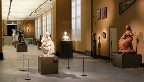View of the Sculpture Galleries.
