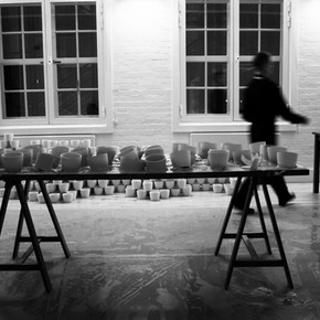 Is it madness. Is it beauty. (2010) by Clare Twomey. Photographer M J Kelly