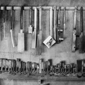 Tools belonging to Mr Takada's grandfather. © Simon Fleury