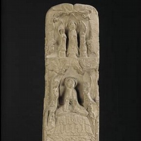 Buddhist Stele, about 520 AD, Northern Wei, China. Museum no. A.9-1935