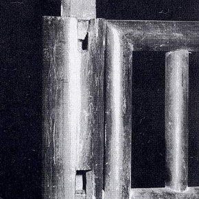 Fig. 3 Mortice and tenon dovetail joint in upper balustrade sections