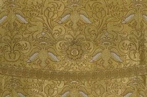 Gold thread 
woven phelonion, 1896, A. & V. Sapozhnikovy, Museum no.TK-161, © The Moscow Kremlin Museums 