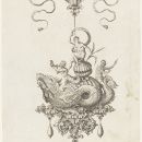 Pendant with a Sea-Monster Carrying a Woman on a Shell Flanked by a Triton and a Man with an Oar