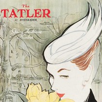 Front cover of Tatler, featuring design by Sigrid Hunt, 5 May 1954. Museum no. E.684-1986