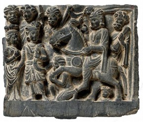 The Great Departure of the Buddha. Pakistan, 100-200 AD. Museum no. IM 30-1935