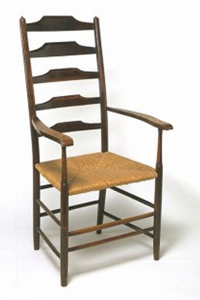 A 'Clisset' style armchair (Museum no. CIRC.511-1962) as discussed in Albert Neher's essay: 'The Vernacular Chair'