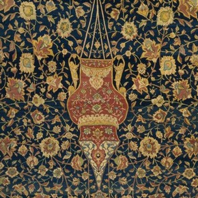 Mosque lamp, detail, Ardabil carpet