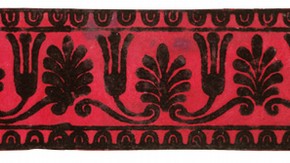 Wallpaper border in the neo-classical style, about 1800-25. Museum no. E.2242-1974