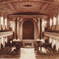 Chapel interior, Royal Hospital, Greenwich, James Stuart, 1779 to about 1789, Albumen print, about 1890. Courtesy of the Library, The Bard Graduate Center for Studies in the Decorative Arts, Design, and Culture, New York, © Bruce White, 2006