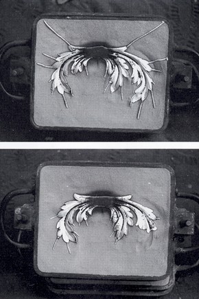 Fig. 5 Top: Cast decoration. Bottom: Imperfect cast