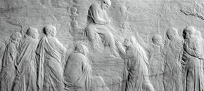 The Ascension Relief by Donatello, 1428-30