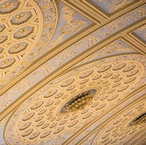 Chapel interior, ceiling detail, Royal Hospital, Greenwich, James Stuart, assisted by Robert Mylne and William Newton, 1779-89. Courtesy of James Brittain/ the Greenwich Foundation, © The Greenwich Foundation/ James Brittain