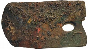 Palette traditionally believed to have been used by William Blake in 1780