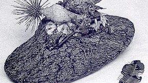 Fig. 1. Ceremonial Hat for Eating Bouillabaisse (before conservation), Eileen Agar, 1936. Museum no. T.168-1993