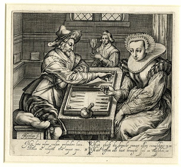 Print 1670 Backgammon from God 