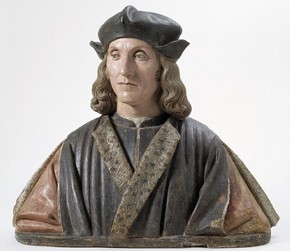 Bust of King Henry VII, Pietro Torrigiano, 1509-1511. Museum no. A.49-1935