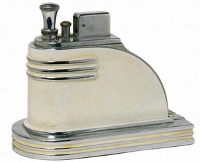 Cigarette lighter, Ronson, about 1925. Museum no. CIRC.266-1971