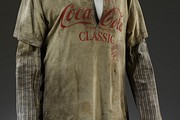 Miguel Adrover, Dress, combining a distressed Coca-Cola T-shirt with a hijabinspired tunic, Autumn/Winter 2001–2