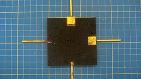 Figure 3. The protective Plastazote layer cut to the shape of the back plate (Photography by Hannah Brown)