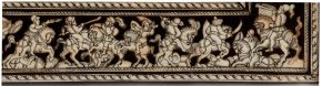 Detail of frieze showing Turkish and Christian horsemen