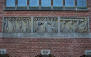 Detail of Amsterdam’s Beurs van Berlage (Stock Exchange building). © Melissa Hamnett, 2013