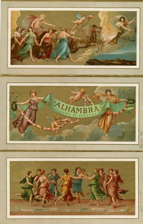 Alhambra Theatre programme, London, England, January 1898