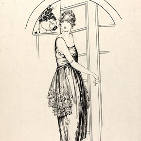 2) Hilda Steward, fashion design, London, 1920. Museum no. E.1045-1988